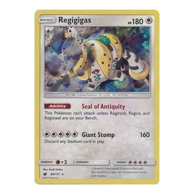 SM Crimson Invasion 084/111 Regigigas (Holo)