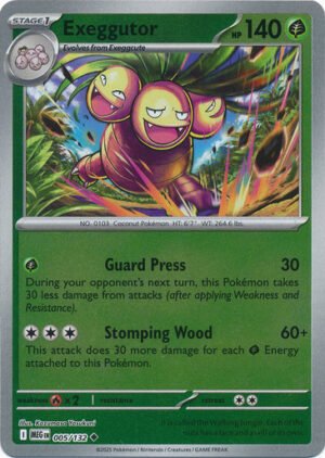 Mega Evolution 005/132 Exeggutor (Reverse Holo)