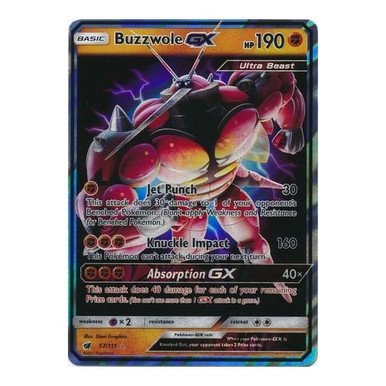 SM Crimson Invasion 057/111 Buzzwole GX (Half Art)