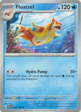 Scarlet & Violet (Base Set) 047/198 Floatzel