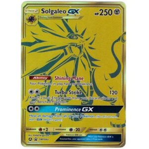 Sun & Moon Promo SM104a Solgaleo GX (Gold)