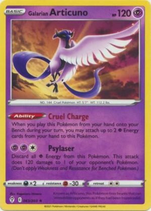 Evolving Skies 063/203 Galarian Articuno (Non-Holo)