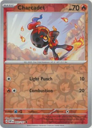 SV Obsidian Flames 043/197 Charcadet (Reverse Holo)