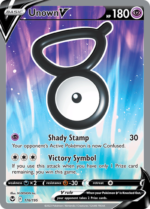 SWSH Silver Tempest 176/195 Unown V (Full Art)