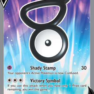 SWSH Silver Tempest 176/195 Unown V (Full Art)