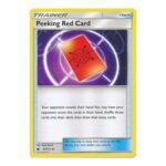 SM Crimson Invasion 097/111 Peeking Red Card
