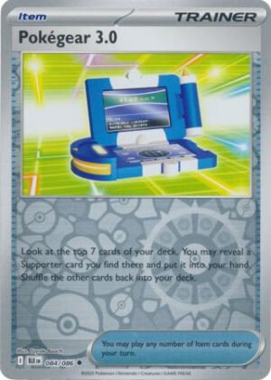 SV Black Bolt 084/086 Pokegear 3.0 (Reverse Holo)