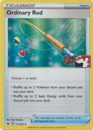 Sword & Shield (Base) 171/202 Ordinary Rod (Prize Pack League Promo Holo)
