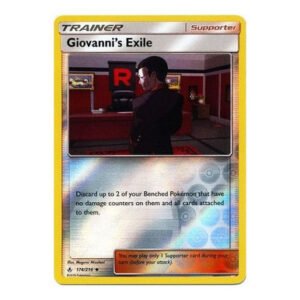 SM Unbroken Bonds 174/214 Giovanni's Exile (Reverse Holo)