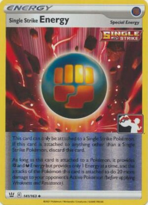 Battle Styles 141/163 Single Strike Energy (Prize Pack League Promo Holo)