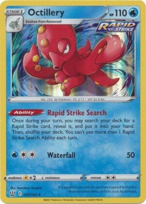 Battle Styles 037/163 Octillery (Holo)