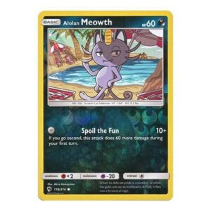SM Lost Thunder 118/214 Alolan Meowth (Reverse Holo)