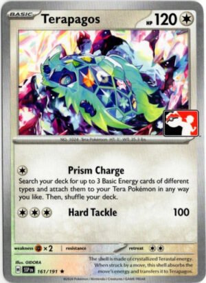 SV Surging Sparks 161/191 Terapagos (Prize Pack League Promo Non-Holo)