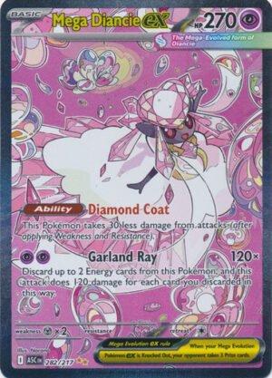 ME Ascended Heroes 282/217 Mega Diancie ex (Special Illustration Rare)
