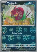SV Black Bolt 054/086 Venipede (POKE BALL Reverse Holo)