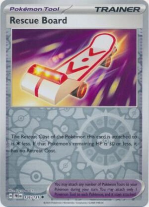 SV Prismatic Evolutions 126/131 Rescue Board (Reverse Holo)