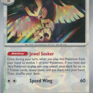 SV Prismatic Evolutions 078/131 Noctowl (POKE BALL Pattern Holo)