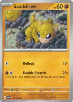 SV Twilight Masquerade 097/167 Sandshrew