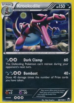Dark Explorers 66/108 Krookodile (Cosmo Holo)