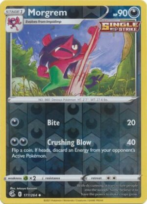 Fusion Strike 177/264 Morgrem (Reverse Holo)