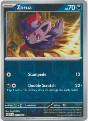 SV Shrouded Fable 031/064 Zorua (Reverse Holo)