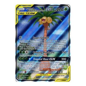 SM Unified Minds 215/236 Rowlet & Alolan Exeggutor GX (Tag Team Alternative Art)