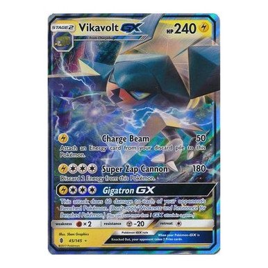 SM Guardians Rising 45/145 Vikavolt GX (Half Art)