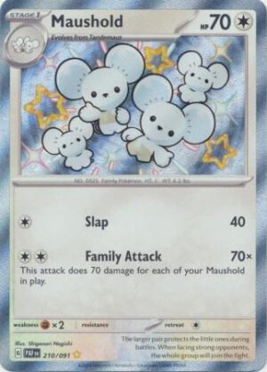 SV Paldean Fates 210/091 Maushold (Holo Shiny)