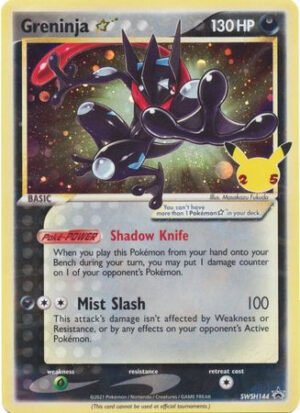Sword & Shield Promo SWSH144 Greninja (Gold Star)