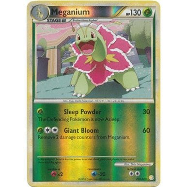 HeartGold & SoulSilver 26/123 Meganium (Reverse Holo)