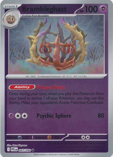 ME Phantasmal Flames 047/094 Brambleghast (Reverse Holo)