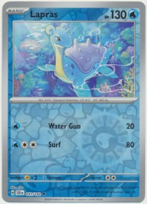SV Stellar Crown 031/142 Lapras (Reverse Holo)