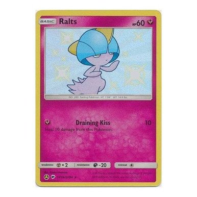 SM Burning Shadows SV34/SV94 Ralts (Hidden Fates Shiny Vault Holo)