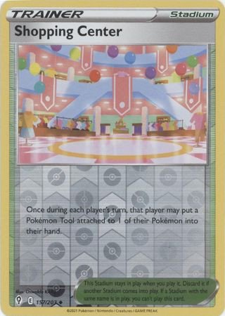 Evolving Skies 157/203 Shopping Center (Reverse Holo)