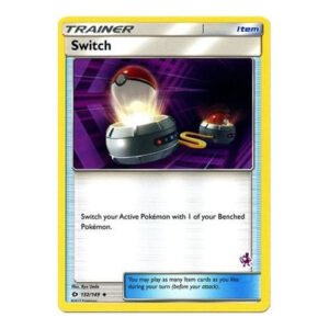 Sun and Moon (Base Set) 132/149 Switch (Mewtwo Symbol)