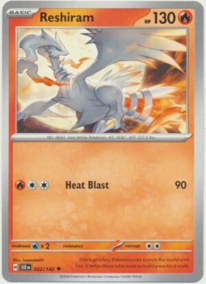 SV Stellar Crown 022/142 Reshiram (Non-Holo)