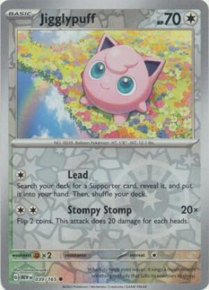 Scarlet & Violet 151 039/165 Jigglypuff (Reverse Holo)