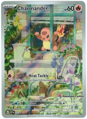 Scarlet & Violet Promo SVP044 Charmander (Pokemon Center Stamp)