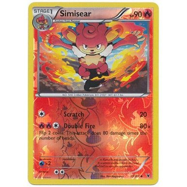 Noble Victories 17/101 Simisear (Reverse Holo)