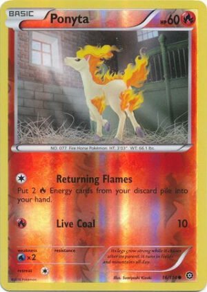XY Steam Siege 16/114 Ponyta (Reverse Holo)