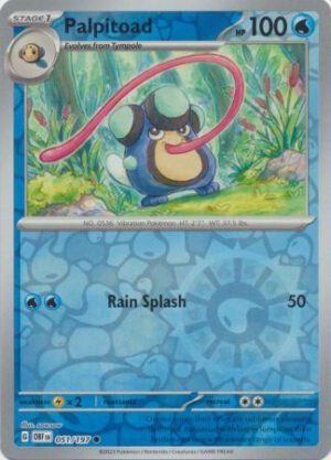 SV Obsidian Flames 051/197 Palpitoad (Reverse Holo)