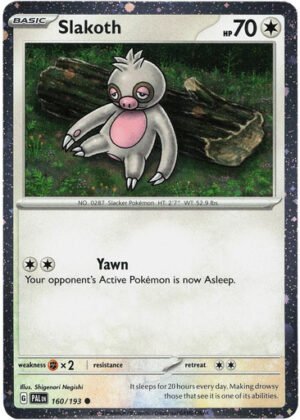 SV Paldea Evolved 160/193 Slakoth (Cosmo Holo)