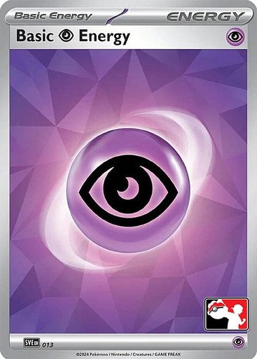 Scarlet & Violet SVE EN13 Basic Psychic Energy (Prize Pack League Promo Non-Holo)