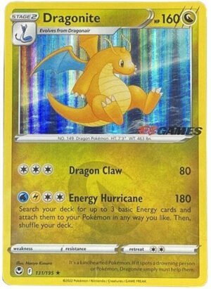 SWSH Silver Tempest 131/195 Dragonite (Holo EB Games Stamp)