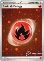Scarlet & Violet SVE EN02 Basic Fire Energy (Professor Program League Promo)