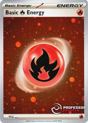 Scarlet & Violet SVE EN02 Basic Fire Energy (Professor Program League Promo)