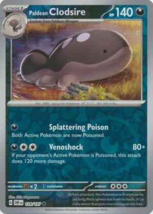 SV Obsidian Flames 129/197 Paldean Clodsire (Reverse Holo)