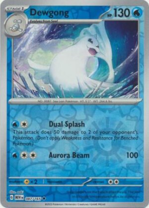 Scarlet & Violet 151 087/165 Dewgong (Reverse Holo)