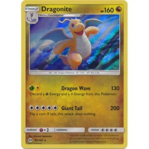 Sun and Moon (Base Set) 96/149 Dragonite (Holo)