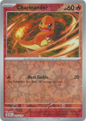 SV Obsidian Flames 026/197 Charmander (Reverse Holo)